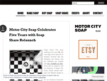 Tablet Screenshot of motorcitysoap.com